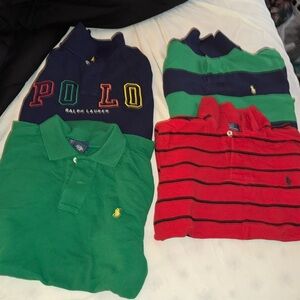 5 Ralph Lauren polo shirts
